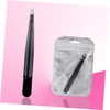 Outanaya Ergonomic Eyebrow Clip Tweezers 5pcs Set for Women Makeup