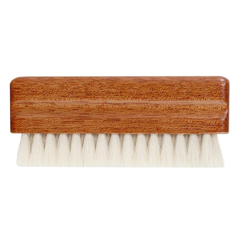 Vinyl Record Turntable Cleaning Brush Goat Hair Wooden Handle GK-R32B