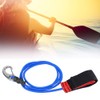 AYNEFY Boating Paddle Leash,kayak leash ylon Paddle Leash Black Elastic