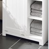 SoBuy Tilt Out Laundry Cabinet, Floor Standing Storage Cupboard with