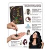 Shampoo Tinte Negro Instantáneo Jengibre Negro 10 Sobres