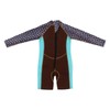 Kids Wetsuit 2.5mm Neoprene Long Sleeve Fullsuit Back Drawstring Warm