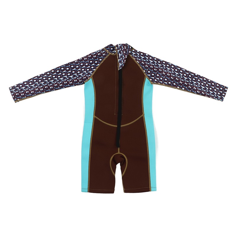 Kids Wetsuit 2.5mm Neoprene Long Sleeve Fullsuit Back Drawstring Warm