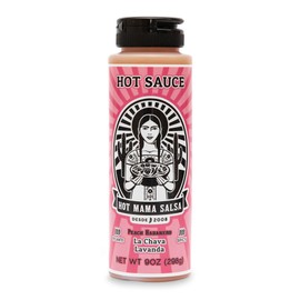 Hot Mama Salsa La Chava Lavanda – A Chili Hot Sauce with Natural Ingredient Rich in Antioxidants, Low Calorie, No Preservatives, Additives, or GMOs – Perfect for Veggies, Chicken, and More – 9 fl oz