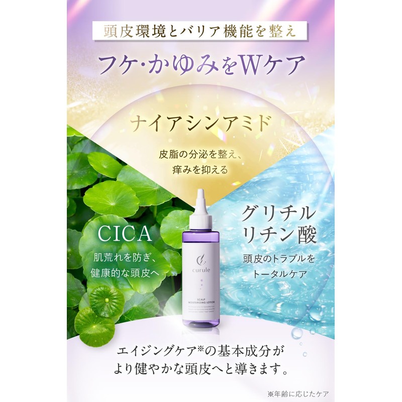 Curule Scalp Moisturizing Lotion, Beauty Salon Seriously, Itching, Dandruff, Drying,