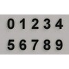 Large Black Brushed Modern House Number -230mm Height - Made