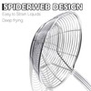 Anaeat Stainless Steel Spider Strainer Skimmer - Solid Kitchen Strainer