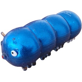 Keycraft Fumfings Novelty Squidgy Disco Caterpillars 10cm Squish Toys Kids/Children Asst