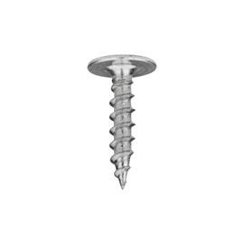 Rok Hardware 100 Pack #8 x 7/8" Deep Coarse Thread Phillips Truss Head Wood Drawer Front Adjustment Screws Zinc MDF