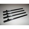 TMC 4 x Aluminium Bank Sticks 25-45 cm's. Rod Rests,