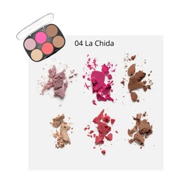 Paleta de Contorneadores + Paleta de Rostro Bissu con Rubor, Iluminador y contorno + 2 Lapiz Delineado de Labios IVY Mate | Set de Maquillaje Viral (La Chida)