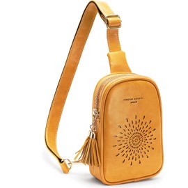 APHISON Small Sling Bag Fanny Packs Cell Phone Purse Vegan Leather Crossbody Bags Gifts for Women Teen Girls