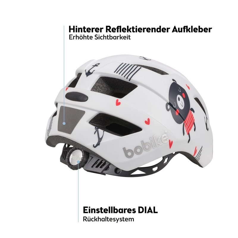 Bobike Unisex Youth Kids Plus XS/S Helmet Teddy Bear