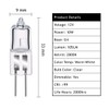 G4 Halogen Bulbs 20W 12V Dimmable Bi-Pin Base Clear Capsule