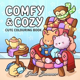 Comfy & Cozy: Cute colouring book