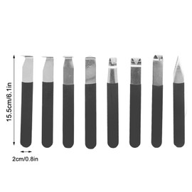 Juego de 8 Piezas de Herramientas de Alfarería, Tallado de Arcilla, Cerámica, Alfarería, Herramientas de Alfarería, Cuchillo, Herramientas de Escultura de Arcilla, Herramientas de