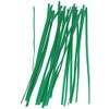 100 Pack 8" Green Pre Cut Plastic Coated Wire Garden
