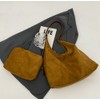 2 Pcs Slouchy Hobo Bags Women Suede Crescent Satchels Shoulder