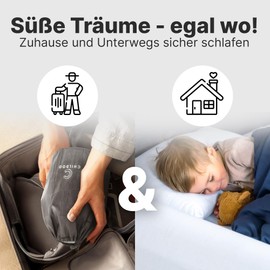 CHILDOO Inflatable Fall Protection Bed Travel for Children and Babies - Bed Rail Fall Protection for Box Spring Bed 200 cm - Bed Safety Gate Children's Bed Parent's Bed - Portable Fall Protection Bed Fall Protection