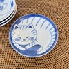 Fukubeya Mino Ware Nekogura Small Plate, 3.9 inches (10 cm)