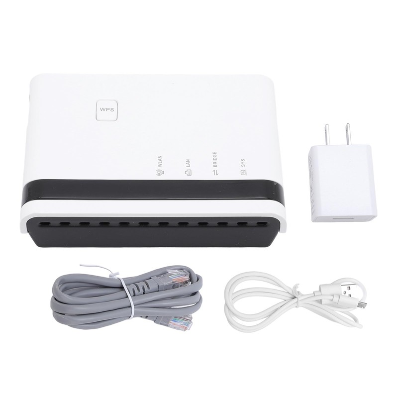 GOWENIC USB Print Server, 10 100Mbps LAN Bridge Wireless Wired