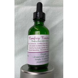 Unbranded Comfrey Tincture- Repairs Bones, Cartilage & Tissue,  Stops internal bleeding