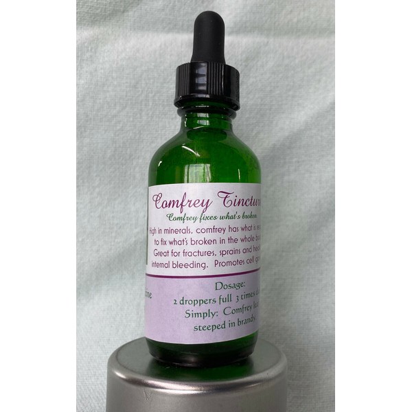 Unbranded Comfrey Tincture- Repairs Bones, Cartilage & Tissue, Stops internal