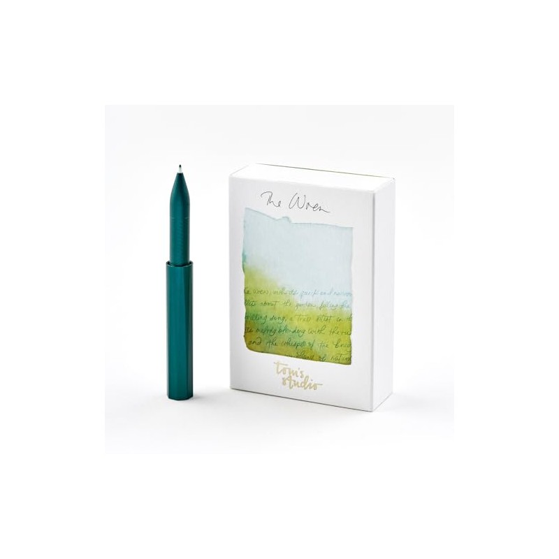 Tom's Studio The Wren – Refillable Everyday Writing Pen (Ivy)