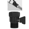 G1/2 Shut Off Valve Brass Water Control Valve Black Shower