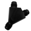 Y Adapter Fitting 6AN Male Flare Fuel Pump Hose Pipe