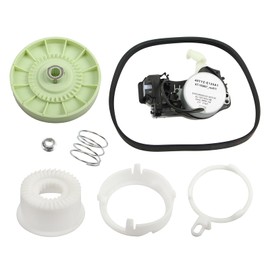 Cahuczlhoz W10913953 Washer Shift Actuator 49tyz-e120a1 with Washer Pulley Clutch Kit and Drive Belt W10721967 W10006384 Replacement for Whirl-Pool Ken-More May-tag Washing Machine by Fetechmate