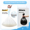 Self-Cleaning Litter Box, Drawstring Litter Box Liners, 60 Count Waste