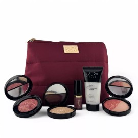 Laura Geller NEW Hydrate & Glow 5-Piece Collection & Bag - FAIR