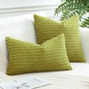 Artscope Pom Poms Decorative Corduroy Cushion Covers 45x45cm Super Soft