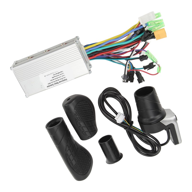 Half Twist Throttle Grip with Display Meter 3 Modes Sine