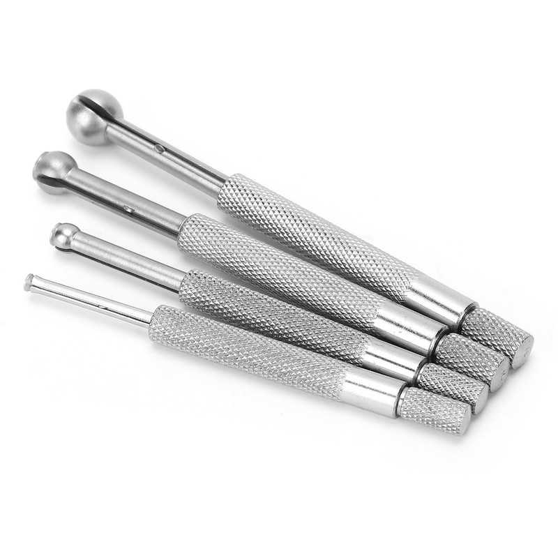 4Pcs Bore Gauge Telescopic BallType with Diamond NonSlip Handle Measuring