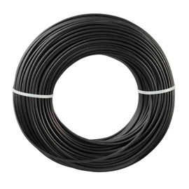 IUSA, Cable THHW-LS, Calibre 14 AWG, Conductor eléctrico, Instalaciones Residenciales, Oficinas, Construcciones industriales, Material cobre, Resistente al calor y humedad, Color negro, 20 m.