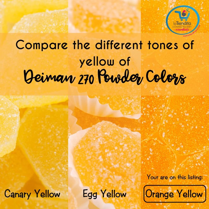 Deiman Artificial Food Color Orange Yellow 270 (2.2 lb)