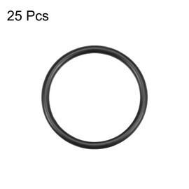 sourcing map Nitrile Rubber O-Rings 32mm OD 27mm ID 2.5mm Width, Metric Nitrile Rubber Sealing Gasket for Automotive Machine Plumbing, Pack of 25