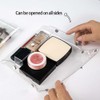 2Pcs Transparent Mini PVC Makeup Bag Small Clear Plastic Cosmetic
