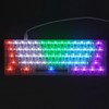 61 Keys Transparent Mechanical Keyboard Clear Keycap Wired Gaming Keyboard