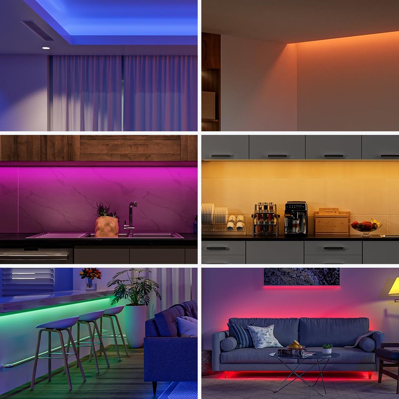 BTF-LIGHTING FCOB COB LED Tape Light High Density Flexible LED