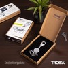 TROIKA 2 x Patent Key Holder Basic Set KYR60/MC TB-KYR60/MC