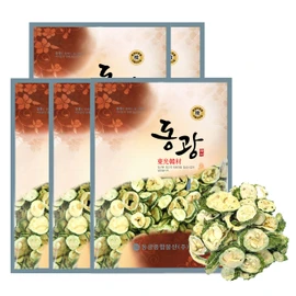 동광한방몰 햇 여주 고과, 600g, 5개 Dongkwang Hanbangmol Fresh Bitter Gourd, 600g, 5 pcs, 600g × 5개