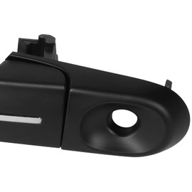 Auto Dynasty [Non Push Button Start Model] Factory Style Front Door Pull Handle Compatible with Lincoln MKS MKT 2009-2012, Driver Left Side, Smooth Black