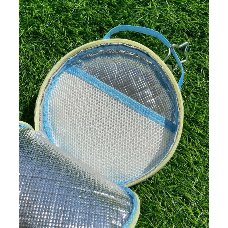 Wigo Women's Color Scheme Circle Pouch, Accessory Case, Gift, Present,