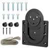 Dart Board Bracket Kit, Black Dartboard Wall Mount Set with