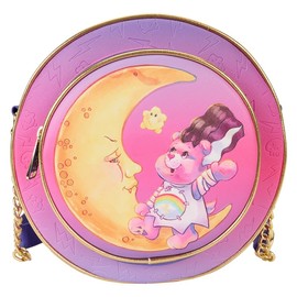 Loungefly Care Bears Universal Monsters Cheer Bear Bride of Frankenstein Crossbody Bag