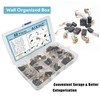 Electric Motor Carbon Brushes for Power Tools Repair Maintenance, Set
