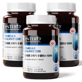 formulaintero Omega3 Balance 1200 180 capsules / 오메가3 밸런스 1200 180캡슐 X 3병 (18개월분) 캐나다산